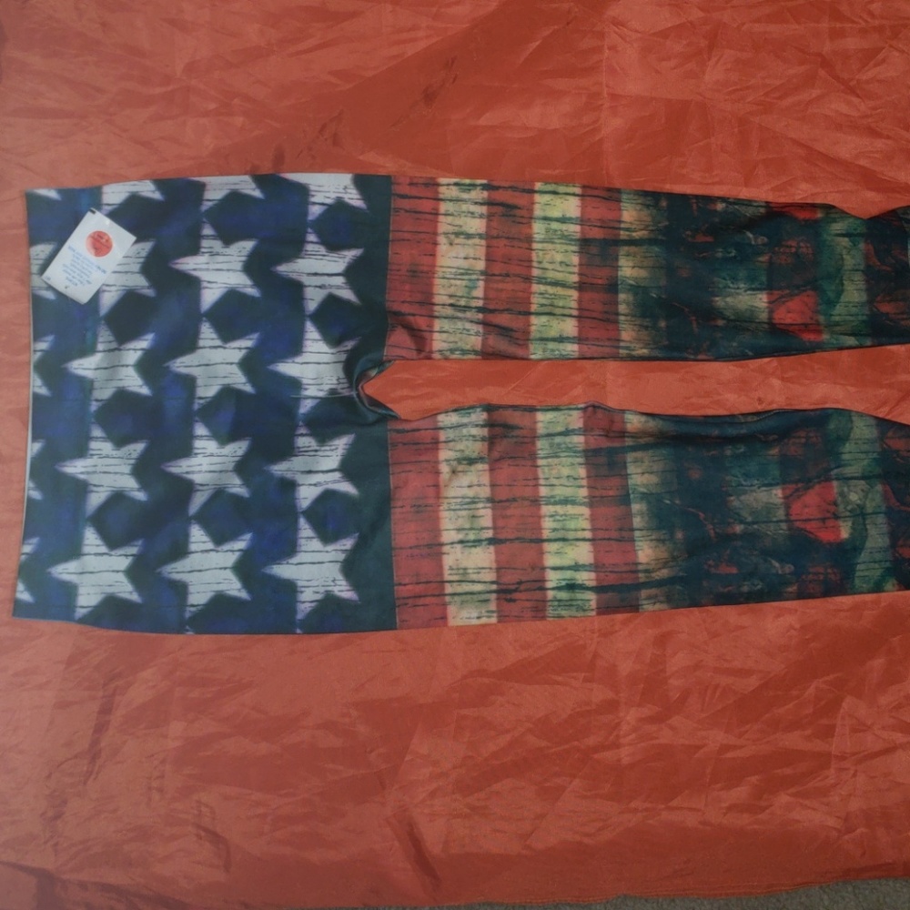 Stars and strip legging  NWT - Picture 2 of 4